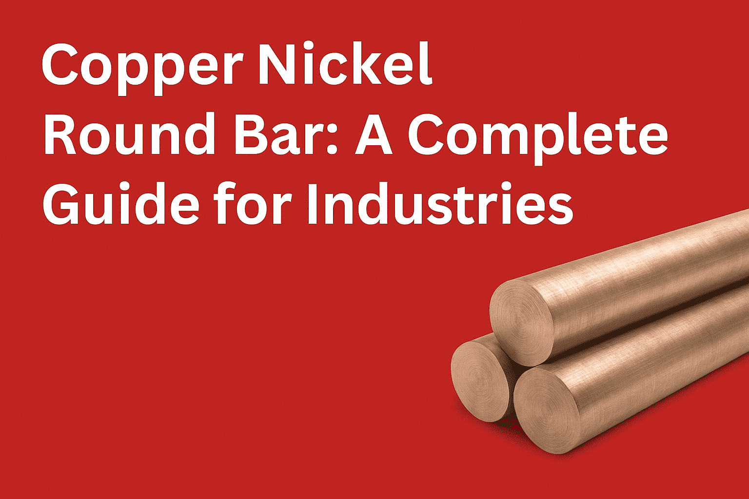 Copper nickel round bar a complete guide for industries